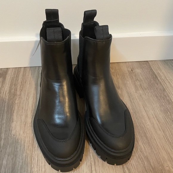 Zara Lug Sole Ankle Boots (EU 37/ US 6.5) - Picture 12 of 13
